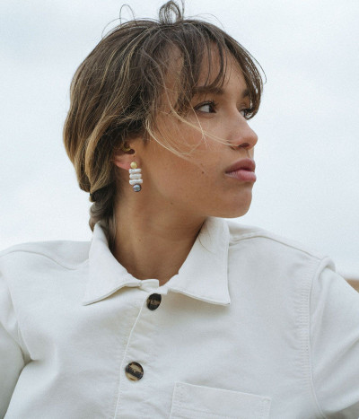 Amazonite Tahití earrings