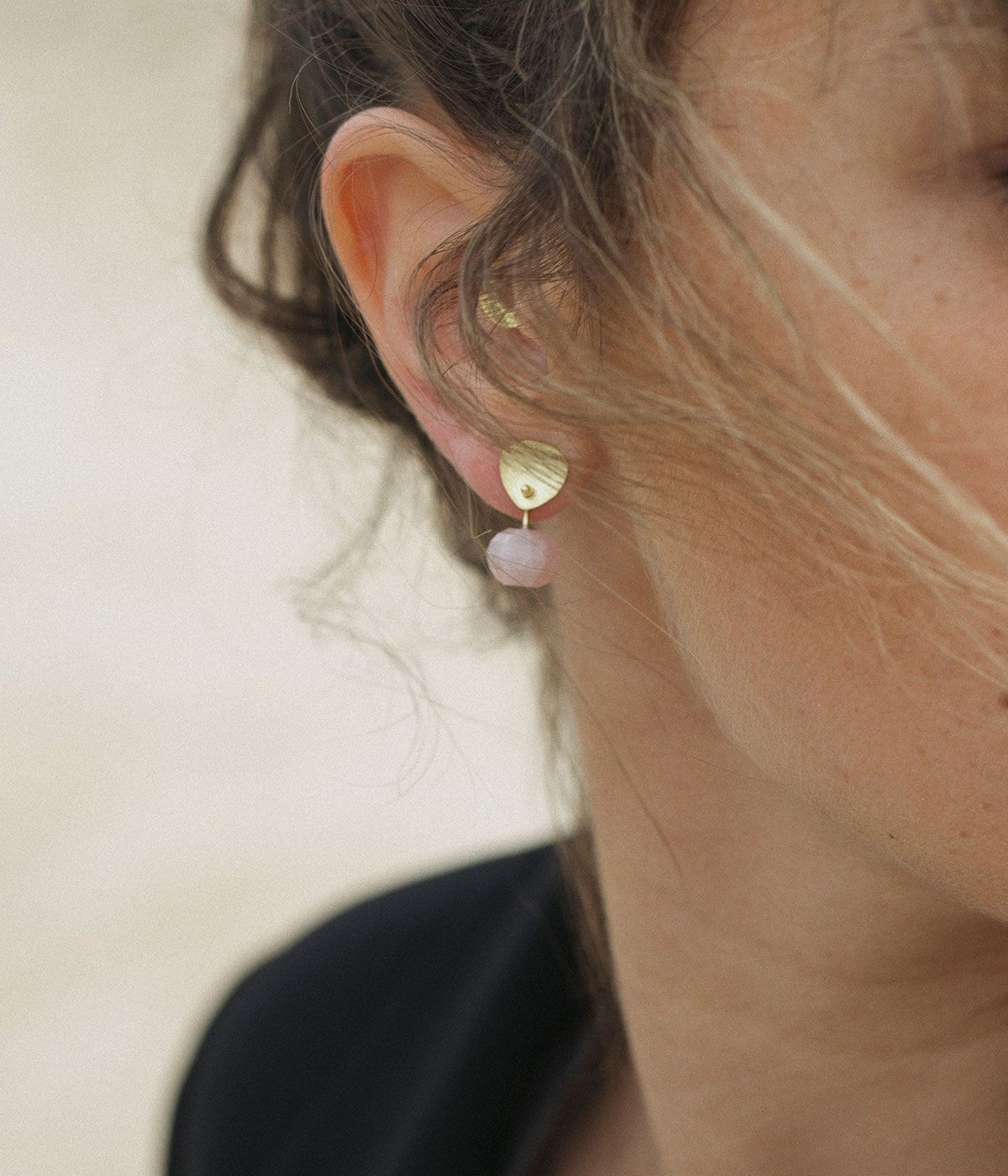 Supple Pink earrings