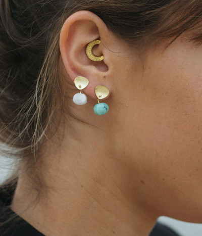 Supple Amazonite earrings