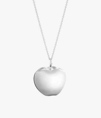 Silver pendant apple