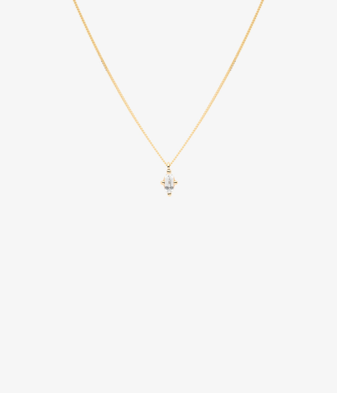 Gold Pendant with diamond