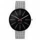 Arne Jacobsen BANKERS 40 MM / MALLA ACERO / ESFERA NEGRA