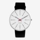 Arne Jacobsen BANKERS 40 MM PIEL NEGRA