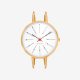 Arne Jacobsen BANKERS 30 MM / BRAZALETE DORADO