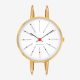 Arne Jacobsen BANKERS 34 MM / BRAZALETE DORADO