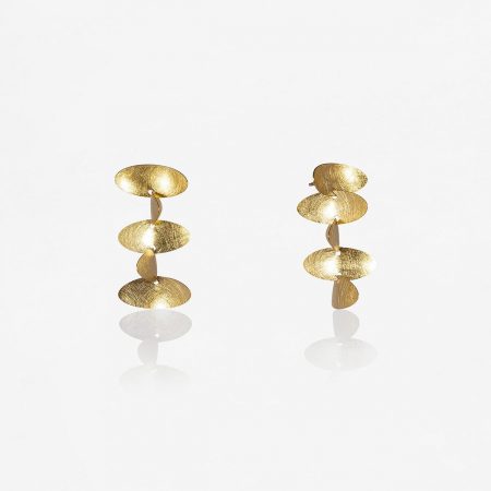 Pendientes oro Samoa 40mm.