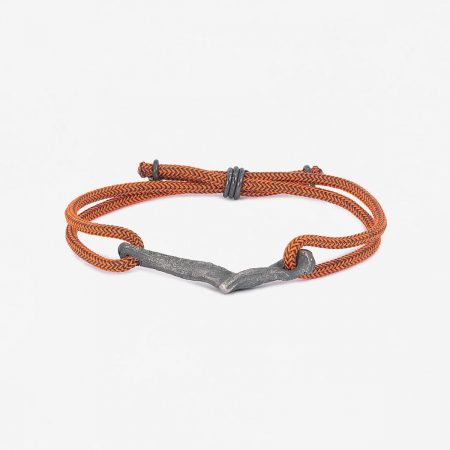 Brazalete plata Romaní con cordón