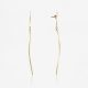 Pendientes oro Pinassa 80mm