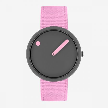 PICTO 40 MM / GRIS TRUENO / RECICLADA ROSA ARRECIFE