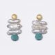 Pendientes Reina Amazonita