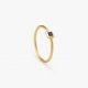 Anillo Simple y Zafiro Princesa