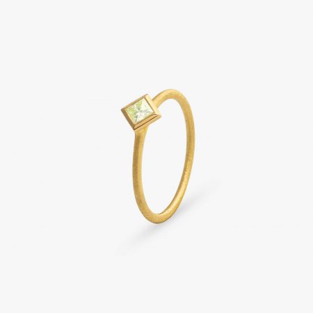 Anillo Simple y Giro Amarillo
