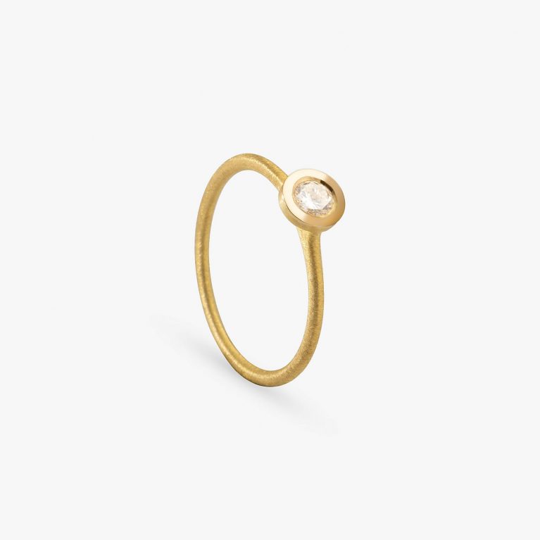 Anillo Simple y Brillante 0,18ct