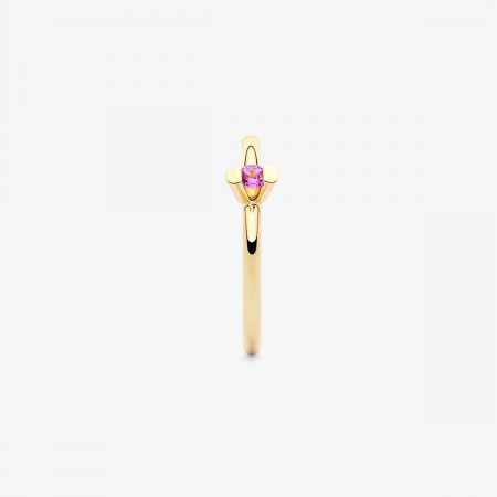 Anillo Tweet zafiro rosa
