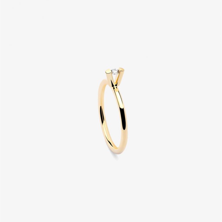 Anillo Tweet brillante 0,055ct.
