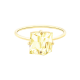 Anillo Klar berilo dorado
