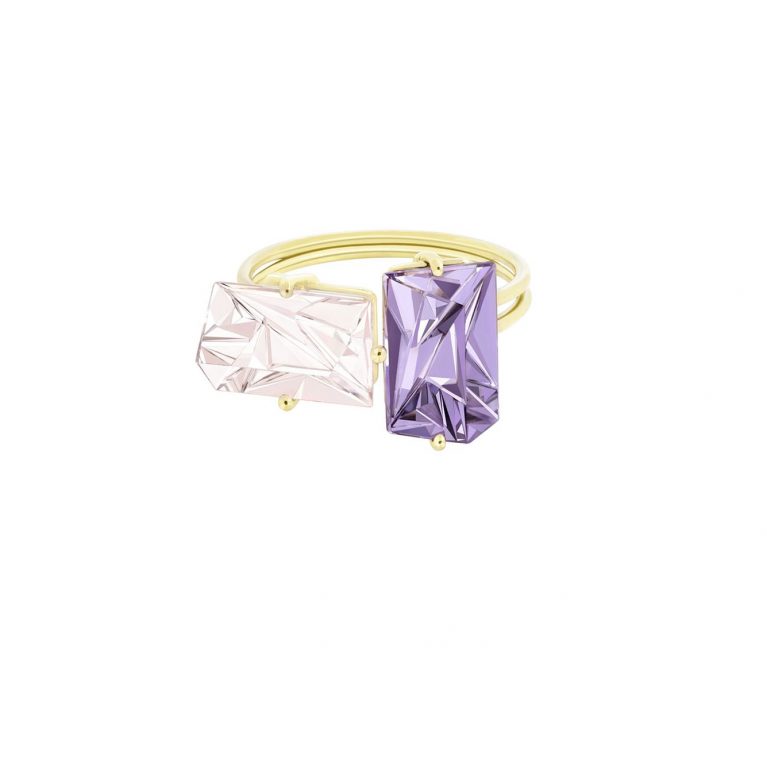 Anillo Klar amatista y morganita