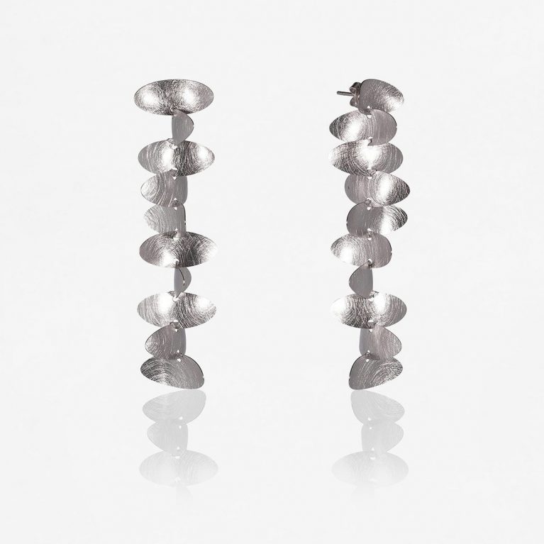 Pendientes plata Samoa 80mm