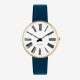 Arne Jacobsen ROMAN 34 MM / PIEL AZUL
