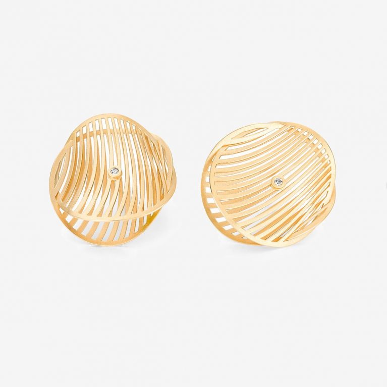 Pendientes Mirage Round Oro