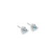 Pendientes Trin aguamarinas 0,40ct.