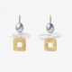 Pendientes Contraste de Perlas