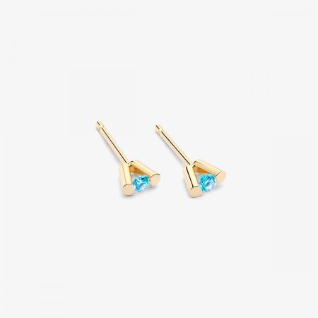 Pendientes Tweet zafiros azules