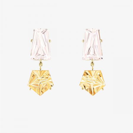 Pendientes KLAR Morganitas y Citrinos