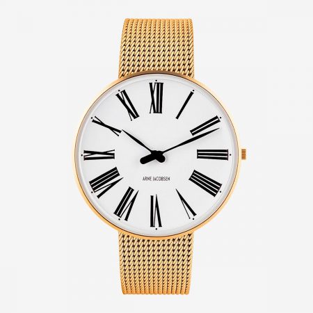 Arne Jacobsen ROMAN 40 MM / MALLA DORADA