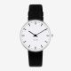 Arne Jacobsen CITY HALL 34 MM / PIEL NEGRA / ESFERA BLANCA