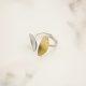 Anillo oro y plata Samoa 25mm