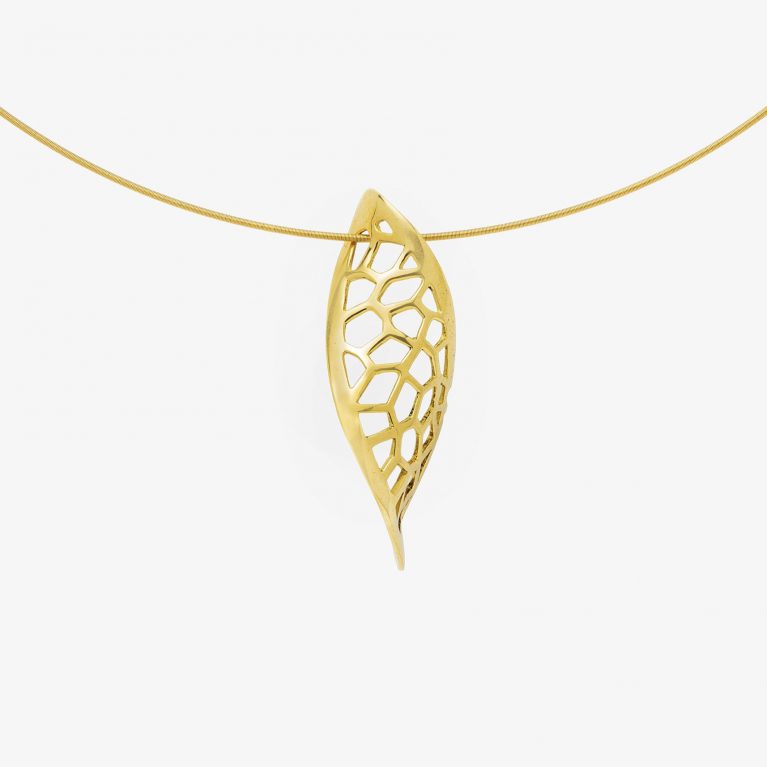 Colgante Voronoi Oro