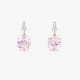 Pendientes Klar Morganita y diamante triangular