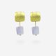 Pendientes Natural Pink Square
