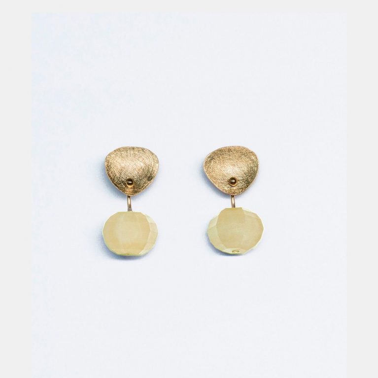Pendientes Supple Cuarzo Limón