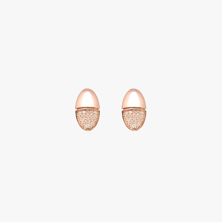 Pendientes Oro Au750 18Kt btes. 0,15ct.