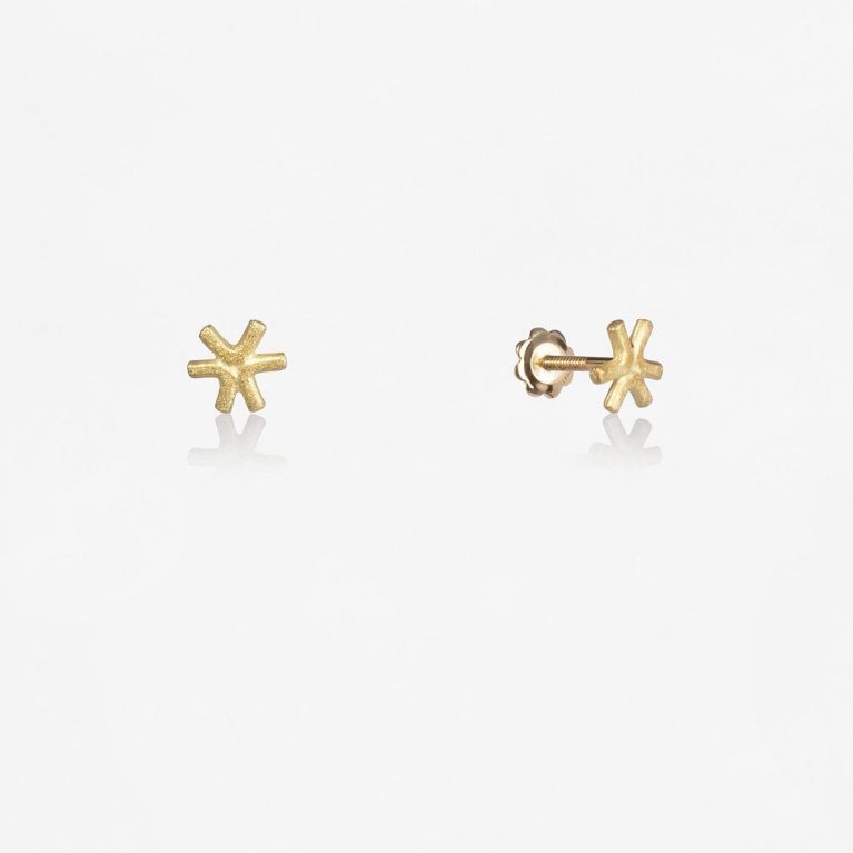 Pendientes oro Símbol Estrellas