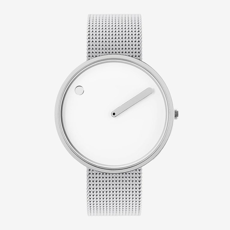 PICTO 40 MM / BLANCA / MALLA ACERO