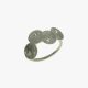 Anillo Flô 4p oro blanco