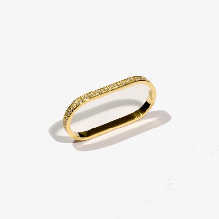 Anillo Doble Nº 36-16 One Side Diamonds