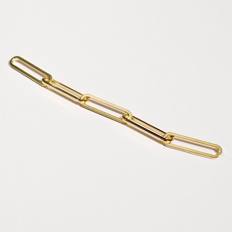 Pulsera Oro Clip Chain