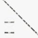 Riviere Classic Tennis Diamantes & Diamantes Negros