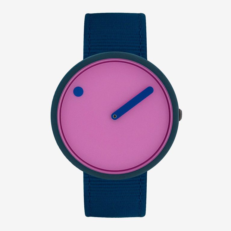 PICTO 40 MM / ROSA ARRECIFE / RECICLADA AZUL MARINO