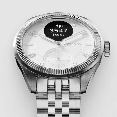 Withings ScanWatch Nova Brilliant - Gris Titanio