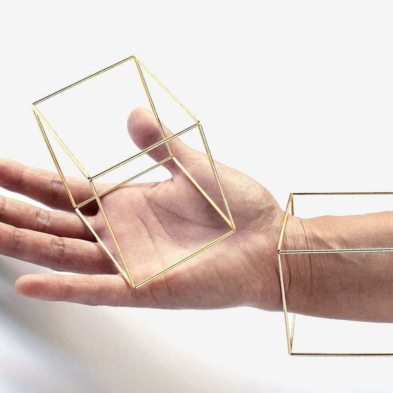 Pulsera Cube Gold