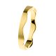 Anillo de acero dorado
