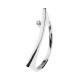 Anillo de acero con bte.0,02ct. TW/SI