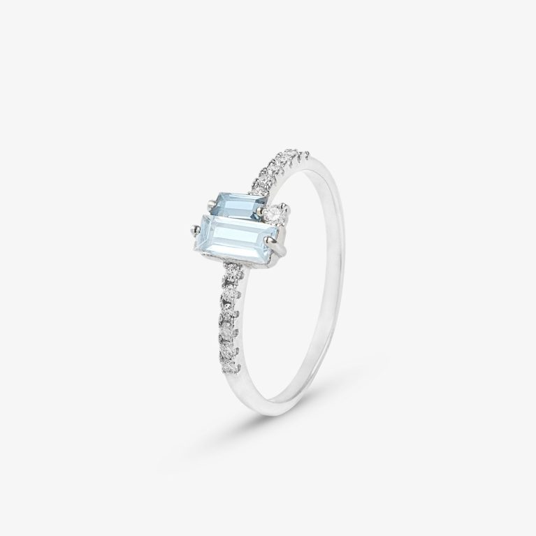 Anillo Dual Celeste