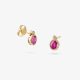 Pendientes Clásicos Rubí
