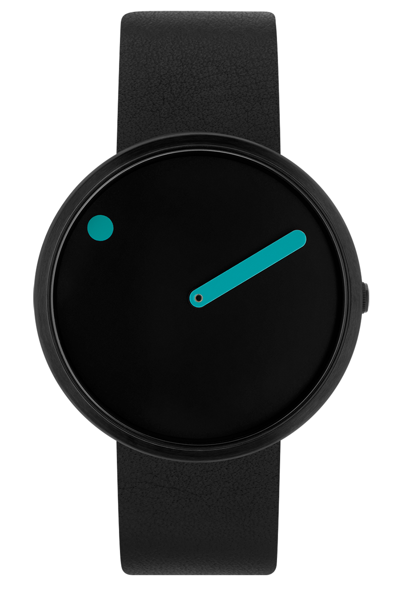 PICTO 40 MM / NEGRO / PIEL NEGRA